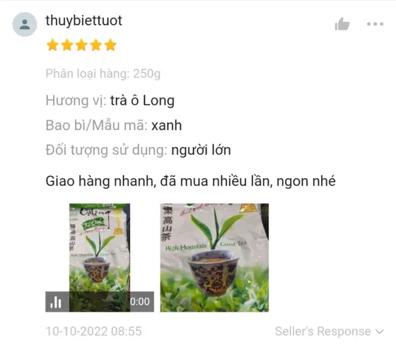 Ảnh chụp đánh giá khách hàng trên Shopee